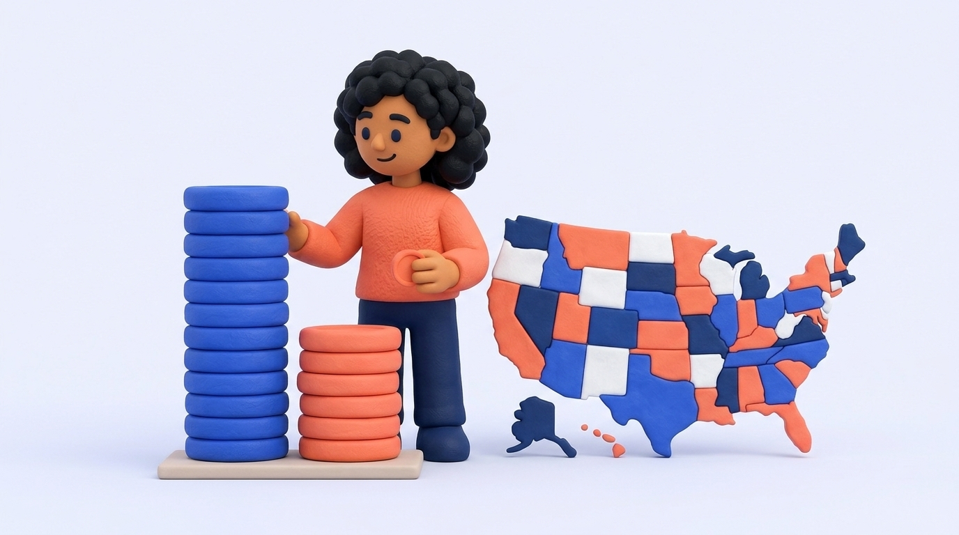 Cheapest states to start an LLC — illustration